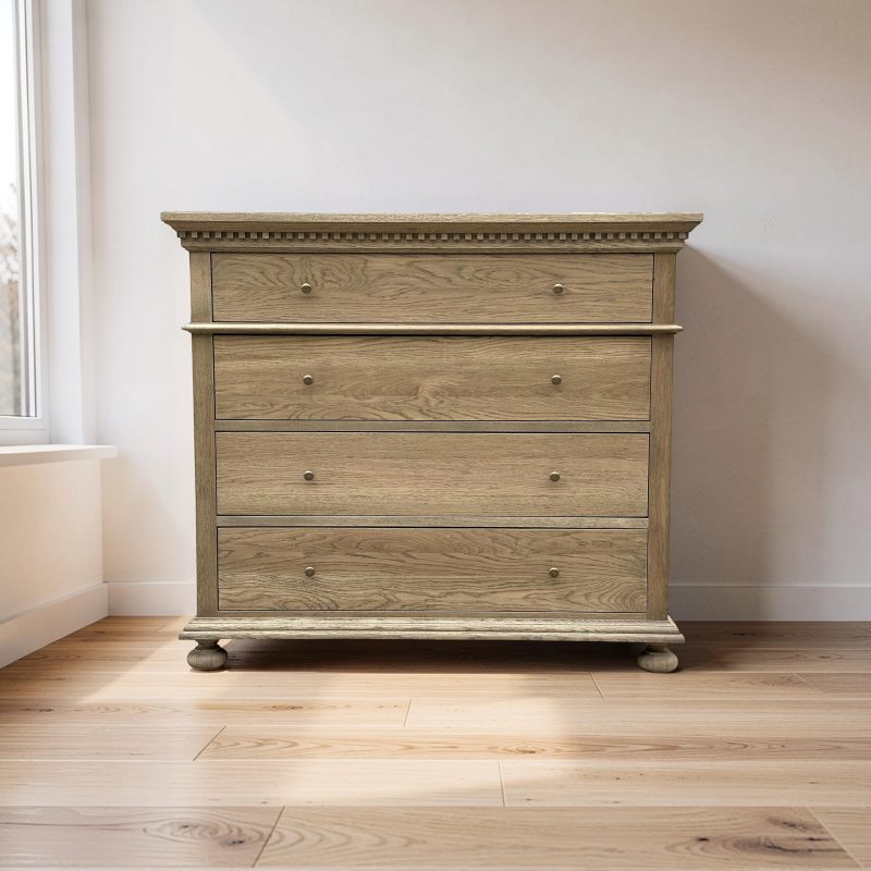 Frances Dark Oak Chest Of Drawers