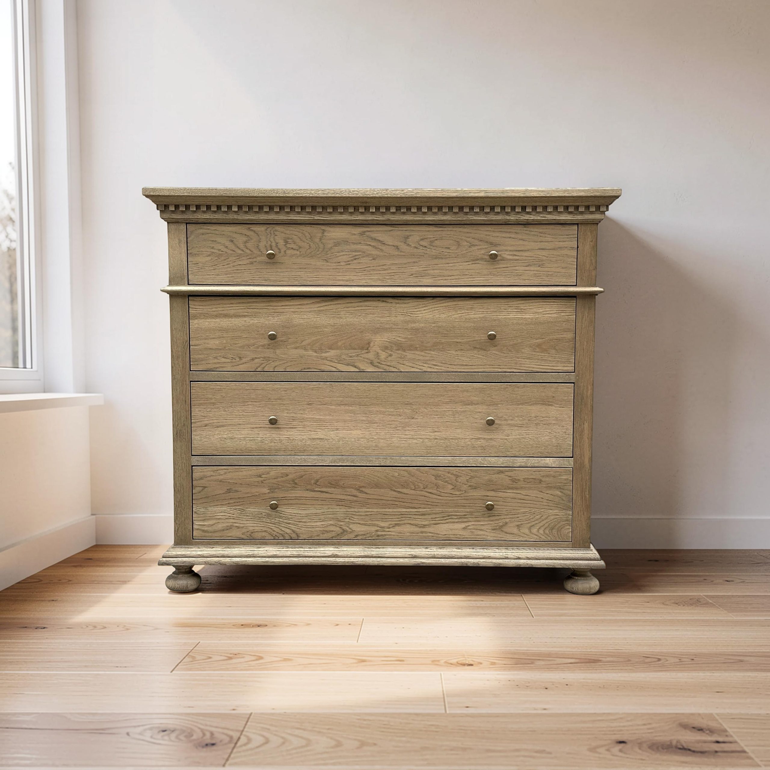 Frances Dark Oak Chest Of Drawers