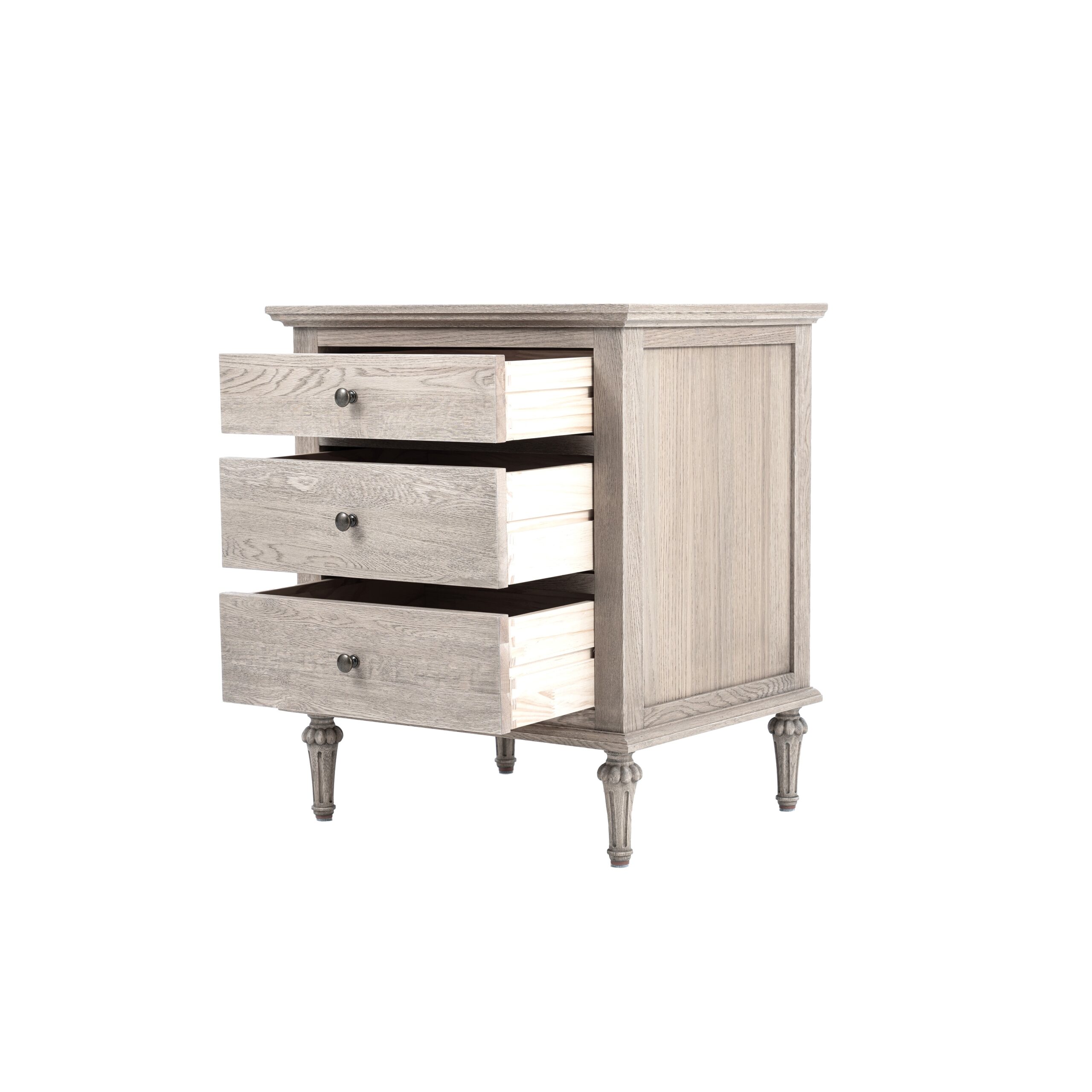 Emmerson Oak Side Table Round Knob - Image 4