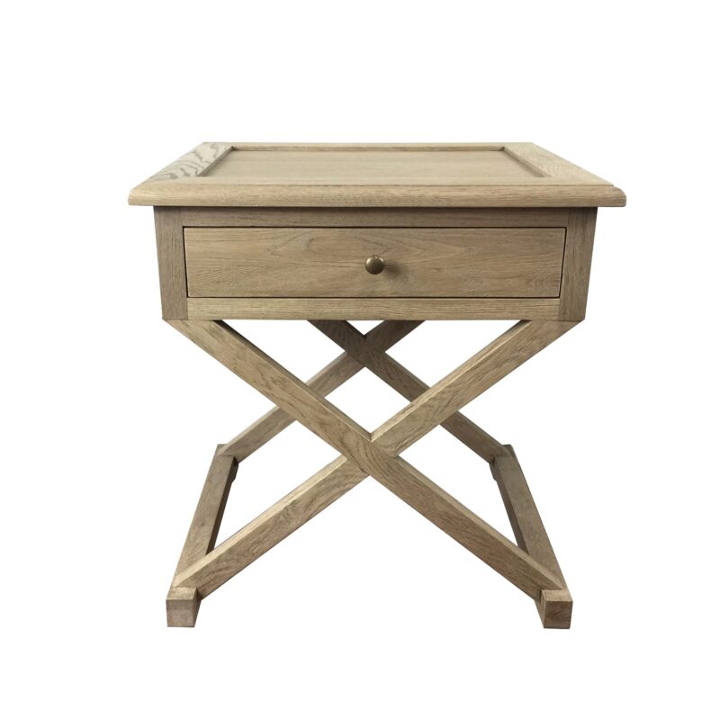 Levi Side Table Weathered Oak