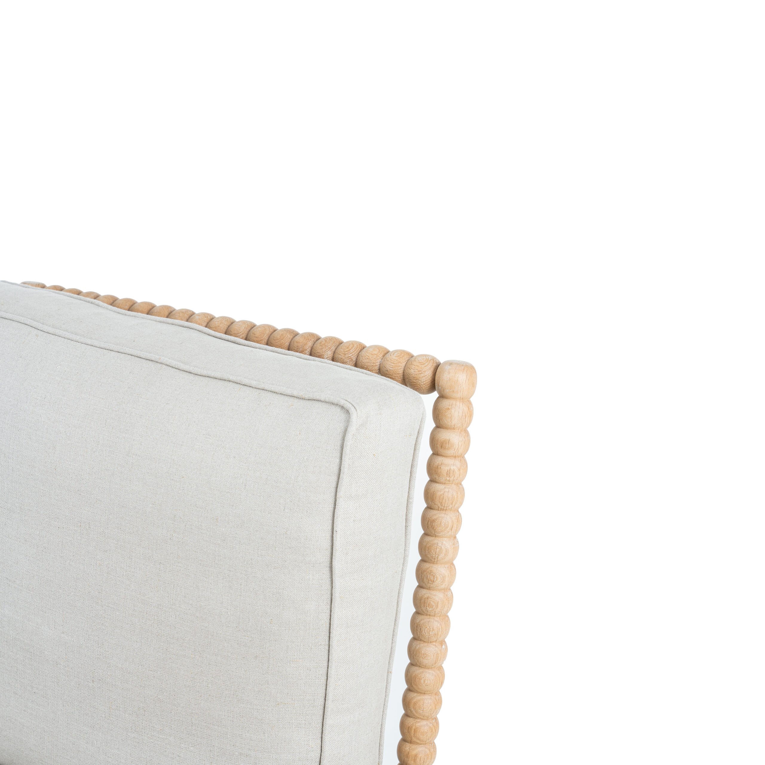 Bobbin Armchair Whitewashed Oak - Image 8