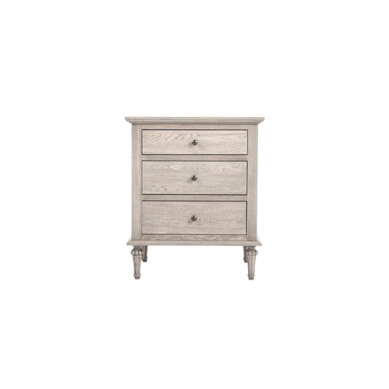 Emmerson Oak Side Table Round Knob