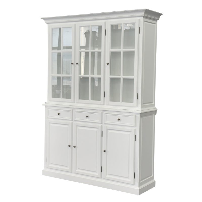 Alternative view of Hampton Display Cabinet White