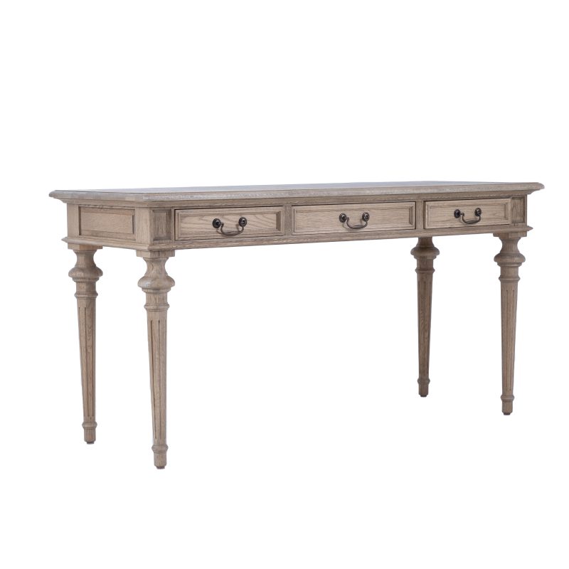 Alternative view of Phillip Scott Desk Weathered Oak 60cmD