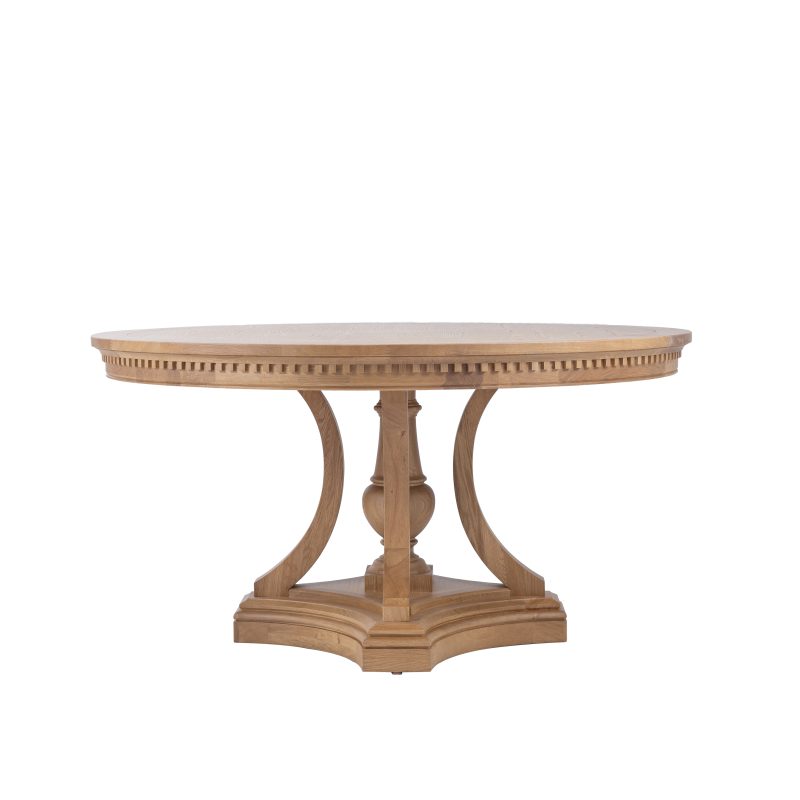 St. James Round Dining Table Natural Oak