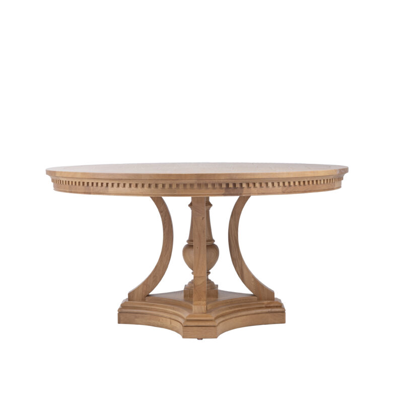St. James Round Dining Table Natural Oak