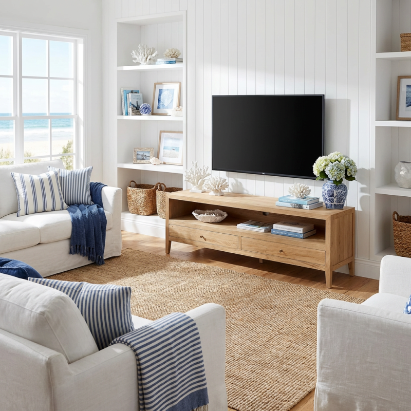 Alternative view of Davos Reclaimed Elm TV Unit