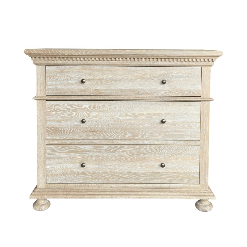 Frances Chest Small White Wash Oak