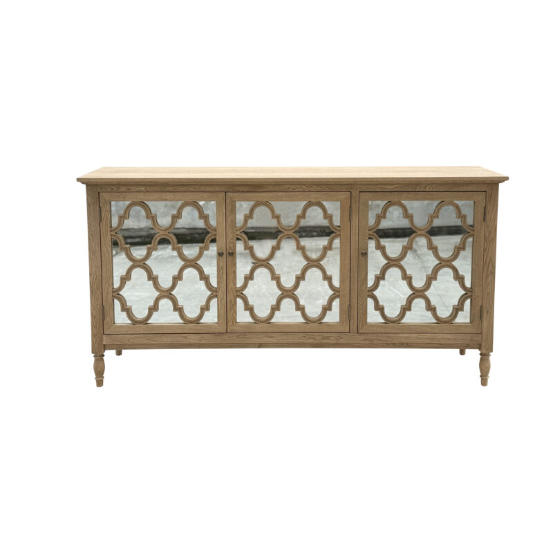 Sirah Three Doors Sideboard Weathered Oak