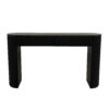 Byron Black Oak Console Table With Drawers