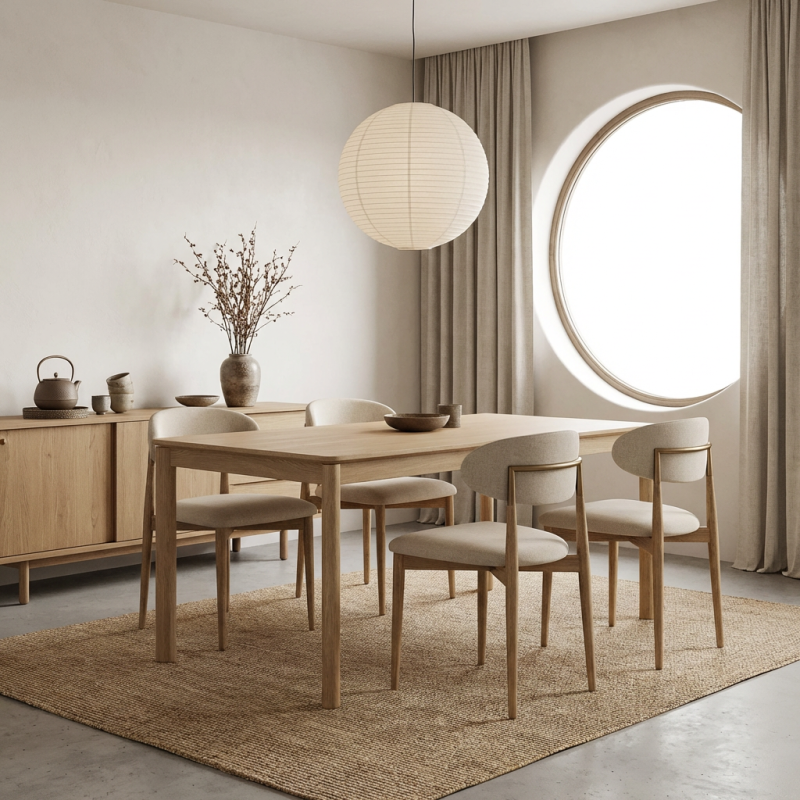 Alternative view of Arno Oak Dining Chair