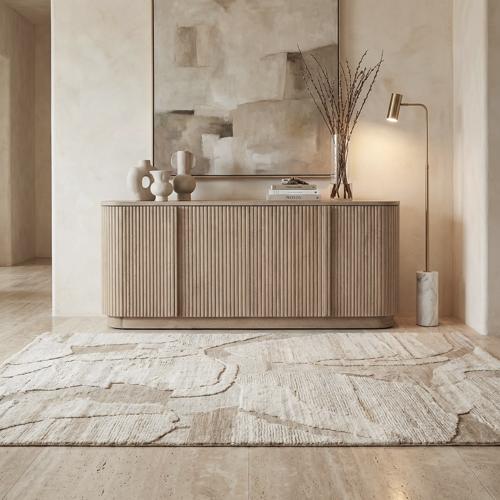 Holland 4-Door Sideboard Weathered Oak - Image 2