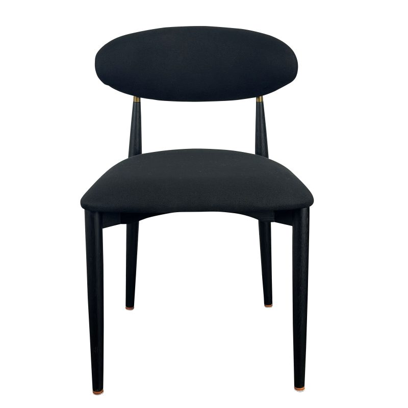 Arno Oak Dining Chair Black