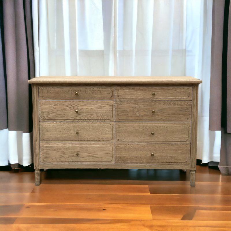 Marcelle Wide Dresser Weathered Oak
