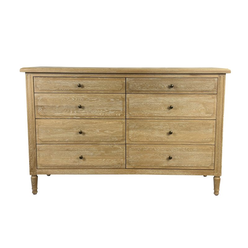 Alternative view of Marcelle Wide Dresser Whitewash Oak