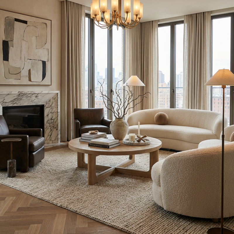 Alternative view of X Base Coffee Table Weathered Oak