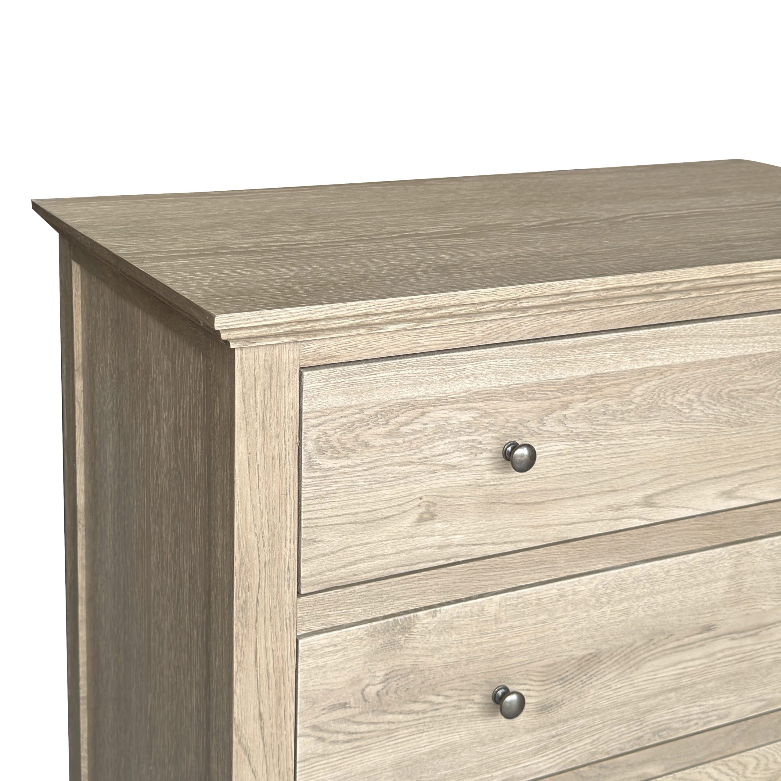 Emmerson Weathered Oak Tallboy - Image 5