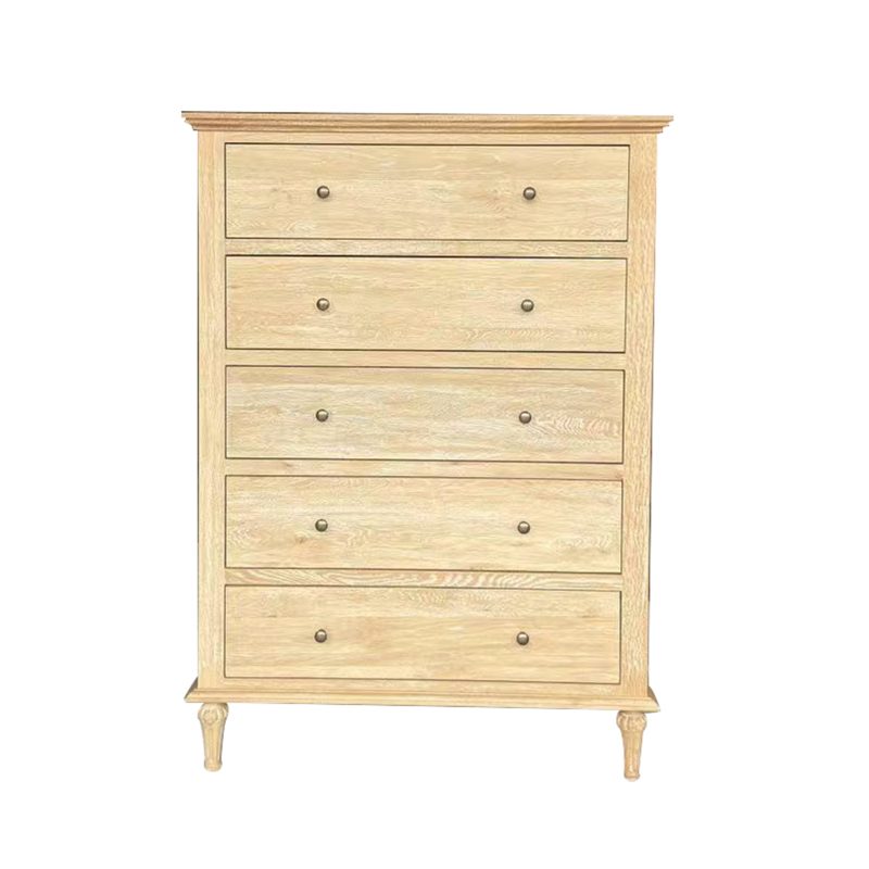 Emmerson Whitewashed Oak Tallboy