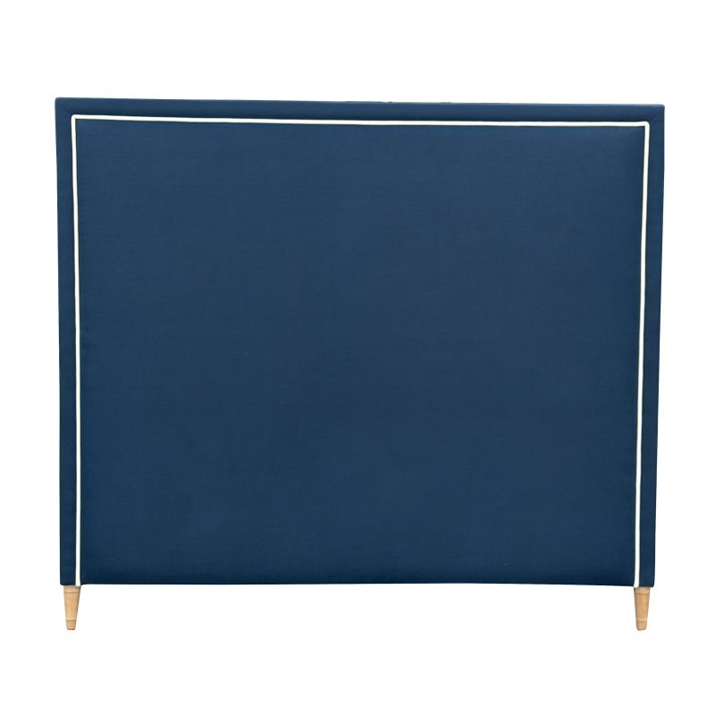 Lawson Queen Bedhead Navy Linen