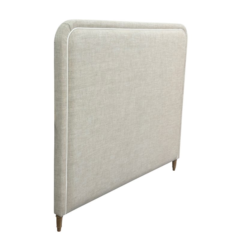 Alternative view of Vienna Queen Bedhead Natural Linen