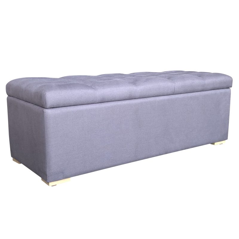 Alternative view of Chelsea Trunk Charcoal Linen Small