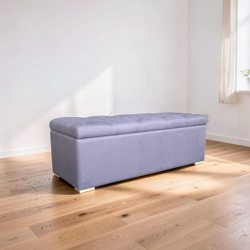 Chelsea Trunk Charcoal Linen Small