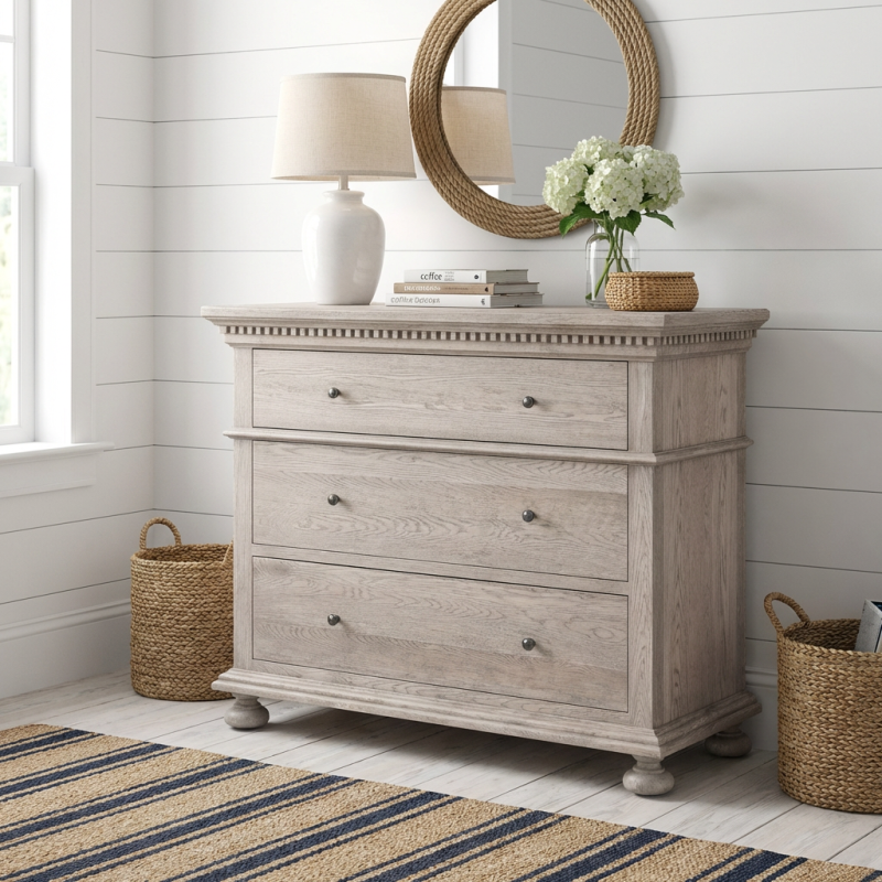 Frances Chest Small Weathered Oak