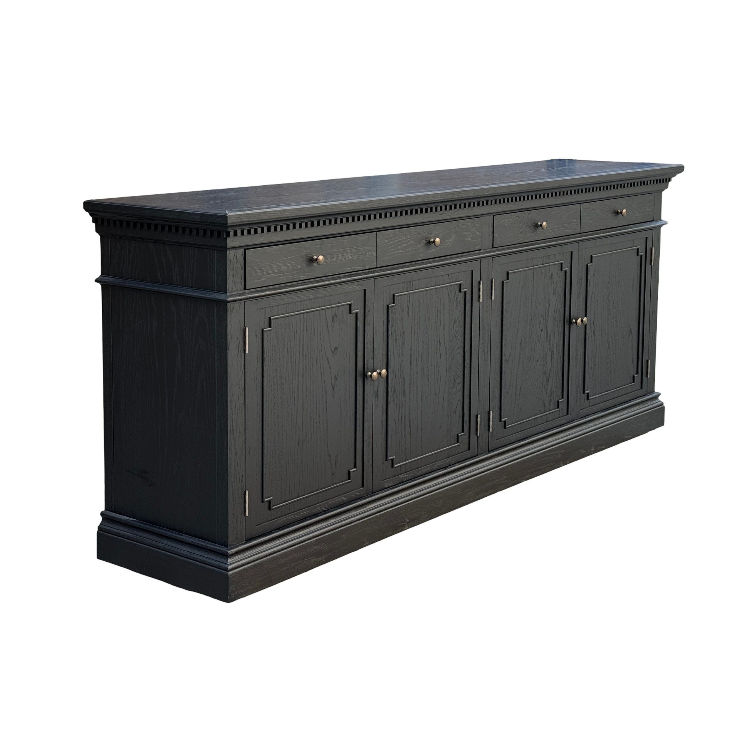 St. James Sideboard Black Oak 220cm - Image 3