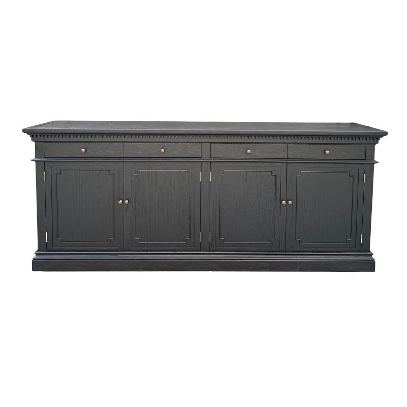 St. James Sideboard Black Oak 220cm