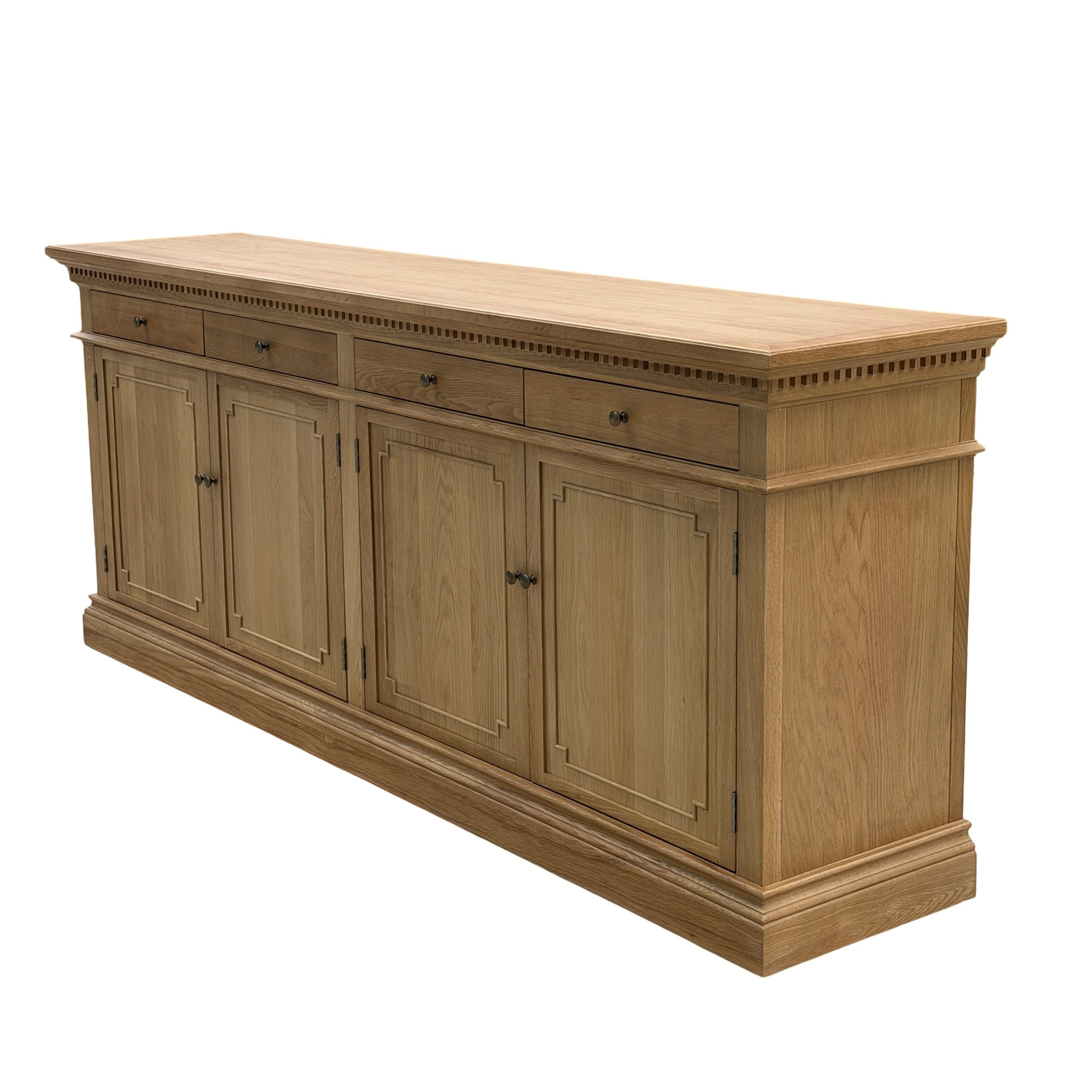 St. James Sideboard Natural Oak 220cm - Image 3
