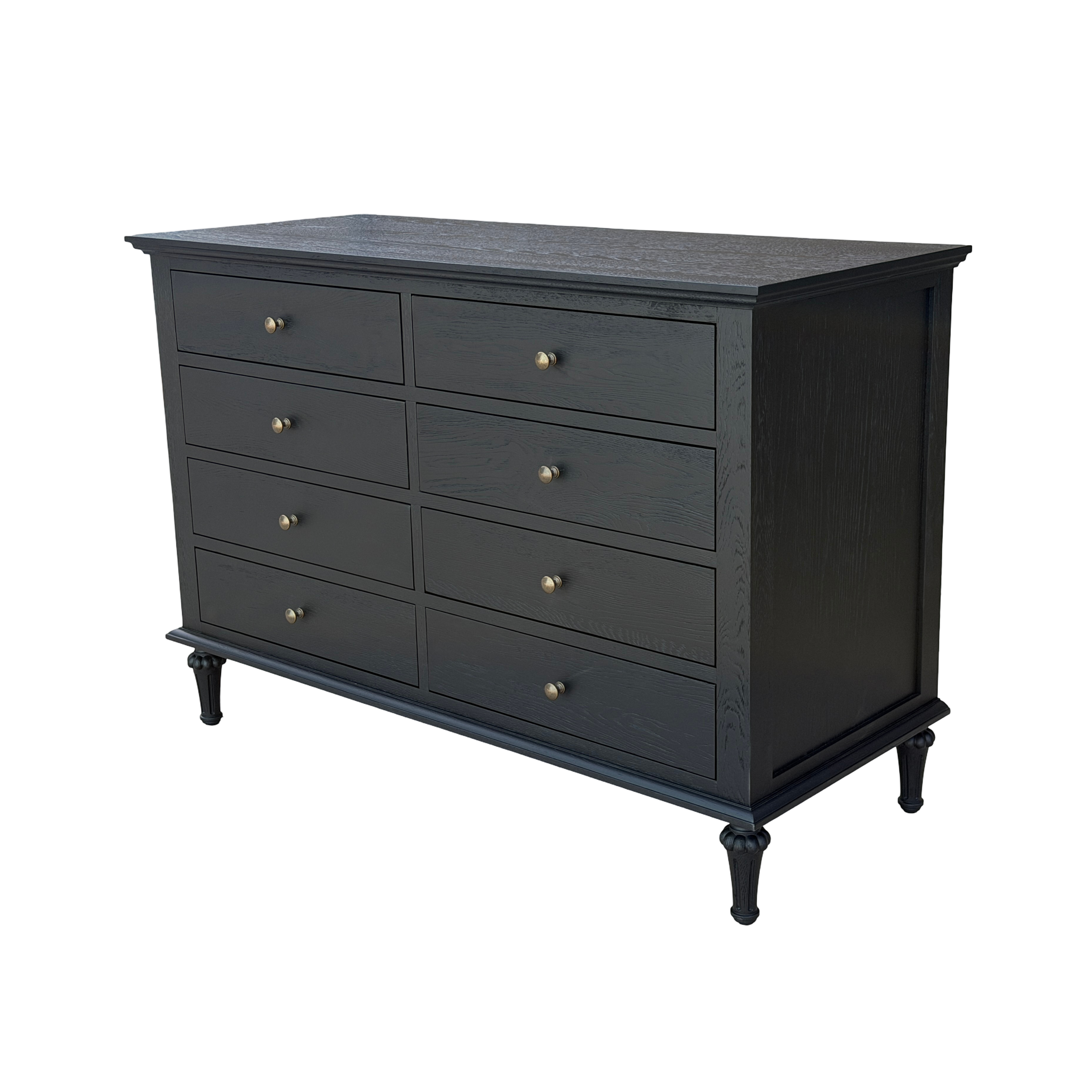Emmerson 8 Drawers Dresser Black Oak - Image 3